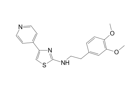 2-Thiazolamine, N-[2-(3,4-dimethoxyphenyl)ethyl]-4-(4-pyridinyl)-