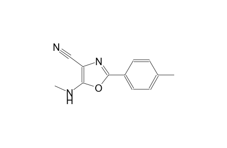 4-oxazolecarbonitrile, 5-(methylamino)-2-(4-methylphenyl)-