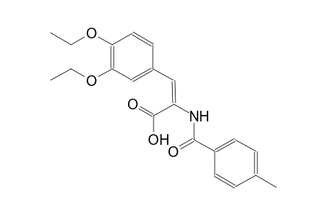 (2E)-3-(3,4-diethoxyphenyl)-2-[(4-methylbenzoyl)amino]-2-propenoic acid