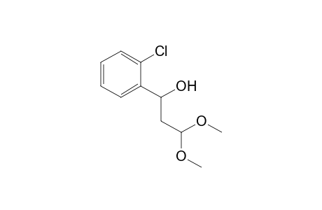 Benzenemethanol, 2-chloro-alpha-(2,2-dimethoxyethyl)-