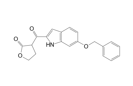 2(3H)-Furanone, dihydro-3-[[6-(phenylmethoxy)-1H-indol-2-yl]carbonyl]-