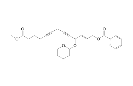 Methyl 13-(benzoylox)-10-[(tetrahydropyranyl)oxy]tridec-11-ene-5,8-diynoate