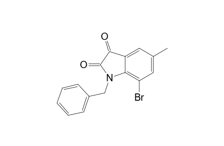 N-Benzyl-7-bromo-5-methylindole-2,3-dione