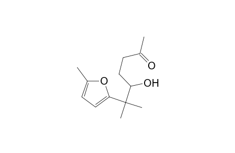 5-Hydroxy-6-methyl-6-(5-methyl-2-furanyl)-2-heptanone