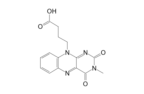 3-Methylisoalloxazin-10-butyric acid