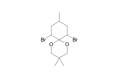 7,11-DIBROMO-3,3,9-TRIMETHYL-1,5-DIOXASPIRO-[5,5]-UNDECANE