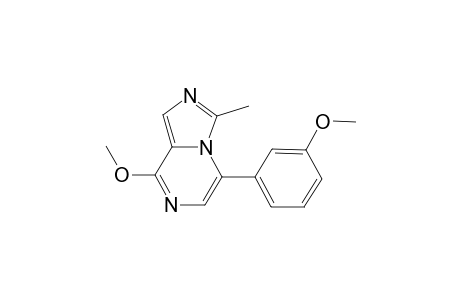 8-Methoxy-5-(3-methoxyphenyl)-3-methylimidazo[1,5-a]pyrazine