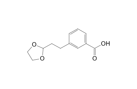 Benzoic acid, 3-[2-(1,3-dioxolan-2-yl)ethyl]-