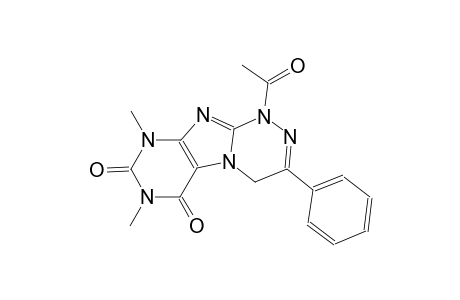 1-Acetyl-7,9-dimethyl-3-phenyl-1,4-dihydro[1,2,4]triazino[3,4-f]purine-6,8(7H,9H)-dione