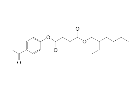 Succinic acid, 2-ethylhexyl 4-acetylphenyl ester