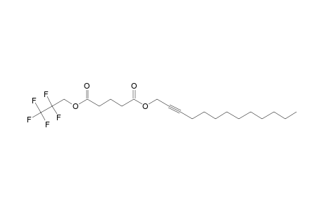 Glutaric acid, tridec-2-yn-1-yl 2,2,3,3,3-pentafluoropropyl ester