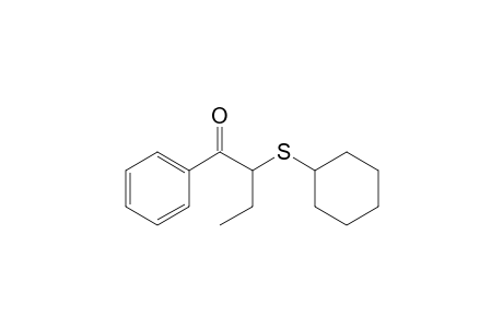 .alpha.-(Cyclohexylthio)butyrophenone