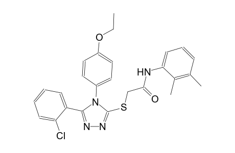 2-{[5-(2-chlorophenyl)-4-(4-ethoxyphenyl)-4H-1,2,4-triazol-3-yl]sulfanyl}-N-(2,3-dimethylphenyl)acetamide