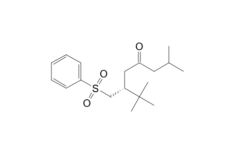 (R)-(2-tert-Butyl-6-methyl-4-oxohept-1-yl)phenylsulfone