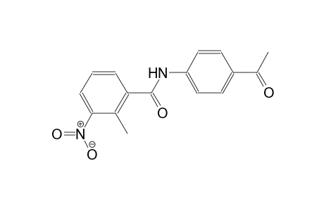 N-(4-acetylphenyl)-2-methyl-3-nitrobenzamide