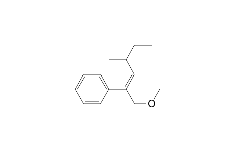 (E)-1-Methoxy-4-methyl-2-phenyl-2-hexene