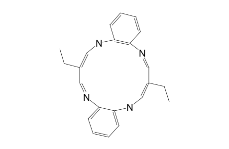 7,16-DIETHYL-5,14-DIHYDRODIBENZO-[B,I]-5,9,14,18-TETRAAZA-(14)-ANNULENE