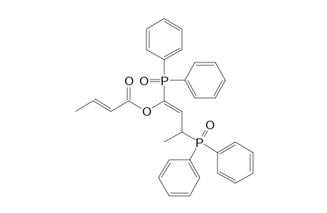 2-Butenoic acid, 1,3-bis(diphenylphosphinyl)-1-butenyl ester, (E,?)-