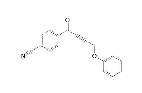 4-(4-Phenoxybut-2-ynoyl)benzonitrile