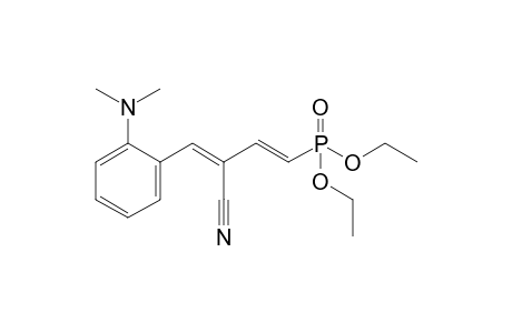 Diethyl (1E,3Z)-3-cyano-4-(dimethylaminophenyl)buta-1,3-dienylphosphonate