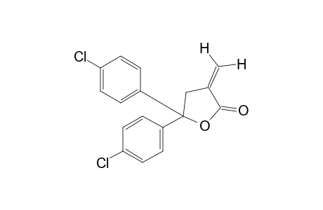 5,5-bis(p-chlorophenyl)dihydro-3-methylene-2(3H)-furanone