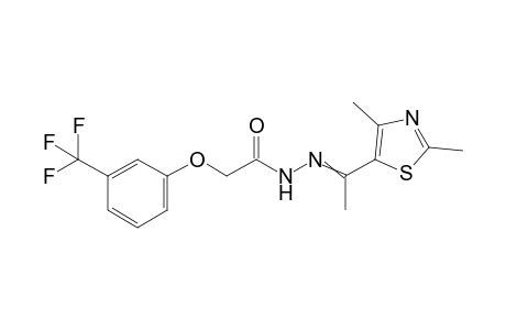 2,4-Dimethyl-5-thiazolone-N-(3-trifluoromethylphenoxyacetyl) hydrazone