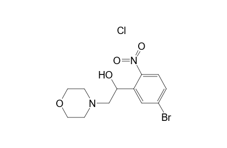 1-(5'-Bromo-2'-nitrophenyl)-2-morpholinoethanol Hydrochloride
