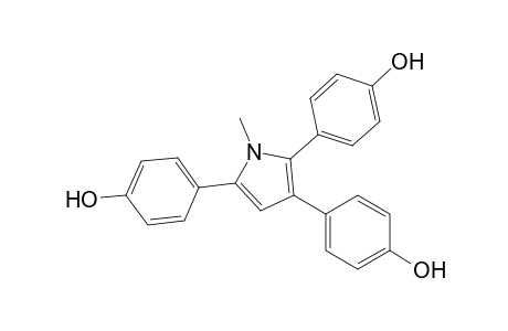 1-Methyl-2,3,5-tris(4-hydroxyphenyl)-1H-pyrrole