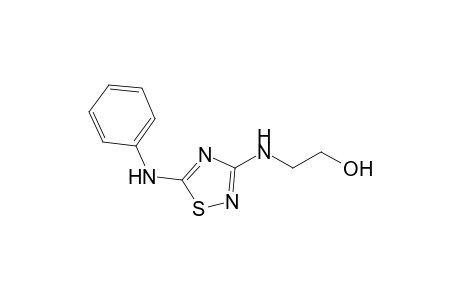 5-Anilino-3-(2'-hydroxyethylamino)-1,2,4-thiadiazole