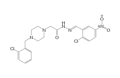 1-piperazineacetic acid, 4-[(2-chlorophenyl)methyl]-, 2-[(E)-(2-chloro-5-nitrophenyl)methylidene]hydrazide