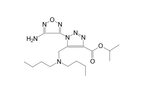 1H-1,2,3-triazole-4-carboxylic acid, 1-(4-amino-1,2,5-oxadiazol-3-yl)-5-[(dibutylamino)methyl]-, 1-methylethyl ester