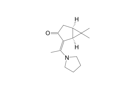 (1S,5R)-6,6-Dimethyl-2-((E)-1-pyrrolidin-1-ylethylidene)bicyclo[3.1.0]hexan-3-one