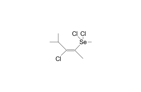 2-(Methyl-dichloro-selenyl)-3-(E)-chloro-4-methyl-2-pentene