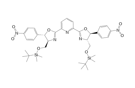 2,6-Bis-[(4S,5S)-4-(tert-butyl-dimethyl-silanyloxymethyl)-5-(4-nitro-phenyl)-4,5-dihydro-oxazol-2-yl]-pyridine