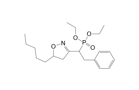 Phosphonic acid, [1-(4,5-dihydro-5-pentyl-3-isoxazolyl)-2-phenylethyl]-, diethyl ester
