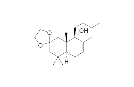 (1'R,4'aS,8'aS)-1'-butyl-2',5',5',8'a-tetramethyl-1'-spiro[1,3-dioxolane-2,7'-4,4a,6,8-tetrahydronaphthalene]ol
