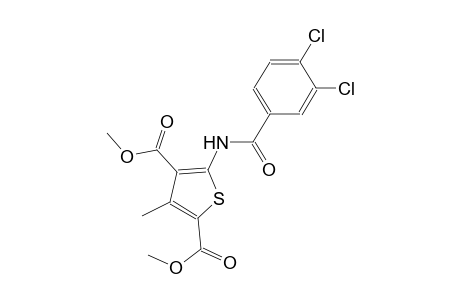 dimethyl 5-[(3,4-dichlorobenzoyl)amino]-3-methyl-2,4-thiophenedicarboxylate