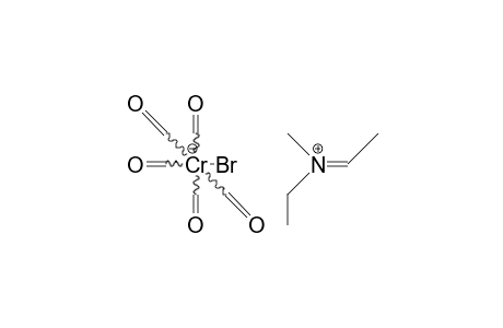 (E)-N-Ethyl-N-methylethylideneammonium-bromopentacarbonyltungstate