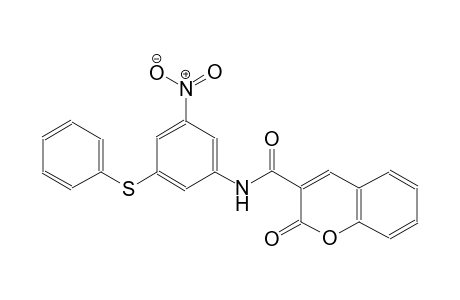N-[3-nitro-5-(phenylsulfanyl)phenyl]-2-oxo-2H-chromene-3-carboxamide