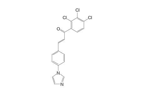 3-[4-(1H-Imidazol-1-yl)phenyl]-1-(2,3,4-trichlorophenyl)prop-2-en-1-one