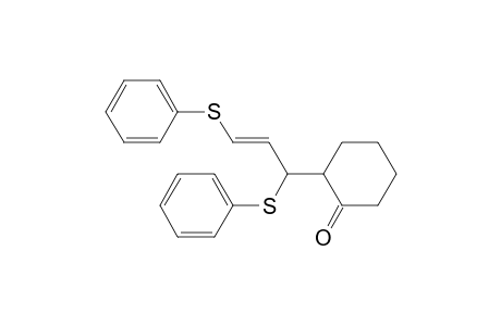 (E)-2-(1,3-Bis(phenylthio)allyl)cyclohexanone