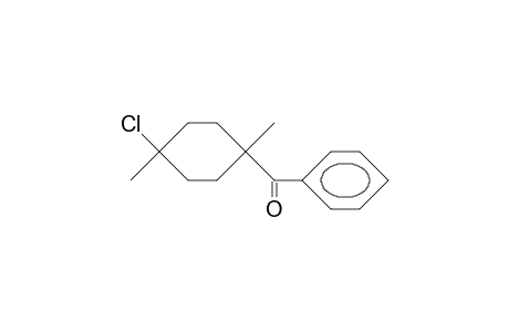 trans-1,4-Dimethyl-4-chloro-1-benzoyl-cyclohexane