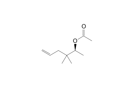 (S)-3,3-dimethylhex-5-en-2-yl acetate