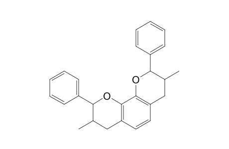 Benzo[2,1-b:3,4-b']dipyran, 2,3,4,7,8,9-hexahydro-3,8-dimethyl-2,9-diphenyl-, (2.alpha.,3.beta.,8.beta.,9.alpha.)-