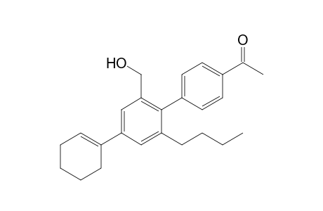 4-Acetyl-2'-butyl-6'-hydroxymethyl-4'-cyclohexenylbiphenyl