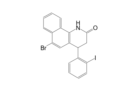 benzo[h]quinolin-2(1H)-one, 6-bromo-3,4-dihydro-4-(2-iodophenyl)-