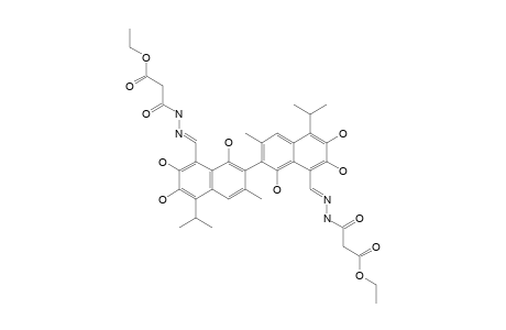 (ETHYL-3-HYDRAZINO-3-OXOPROPIONATE)-GOSSYPOL