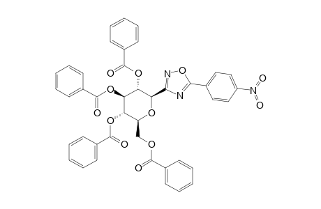 5-(PARA-NITROPHENYL)-3-C-(2,3,4,6-TETRA-O-BENZOYL-BETA-D-GLUCOPYRANOSYL)-1,2,4-OXADIAZOLE