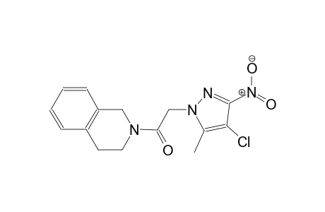 2-[(4-chloro-5-methyl-3-nitro-1H-pyrazol-1-yl)acetyl]-1,2,3,4-tetrahydroisoquinoline