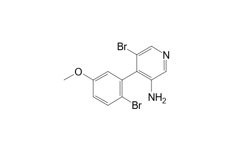3-Amino-5-bromo-4-(6-bromo-3-methoxyphenyl)pyridine